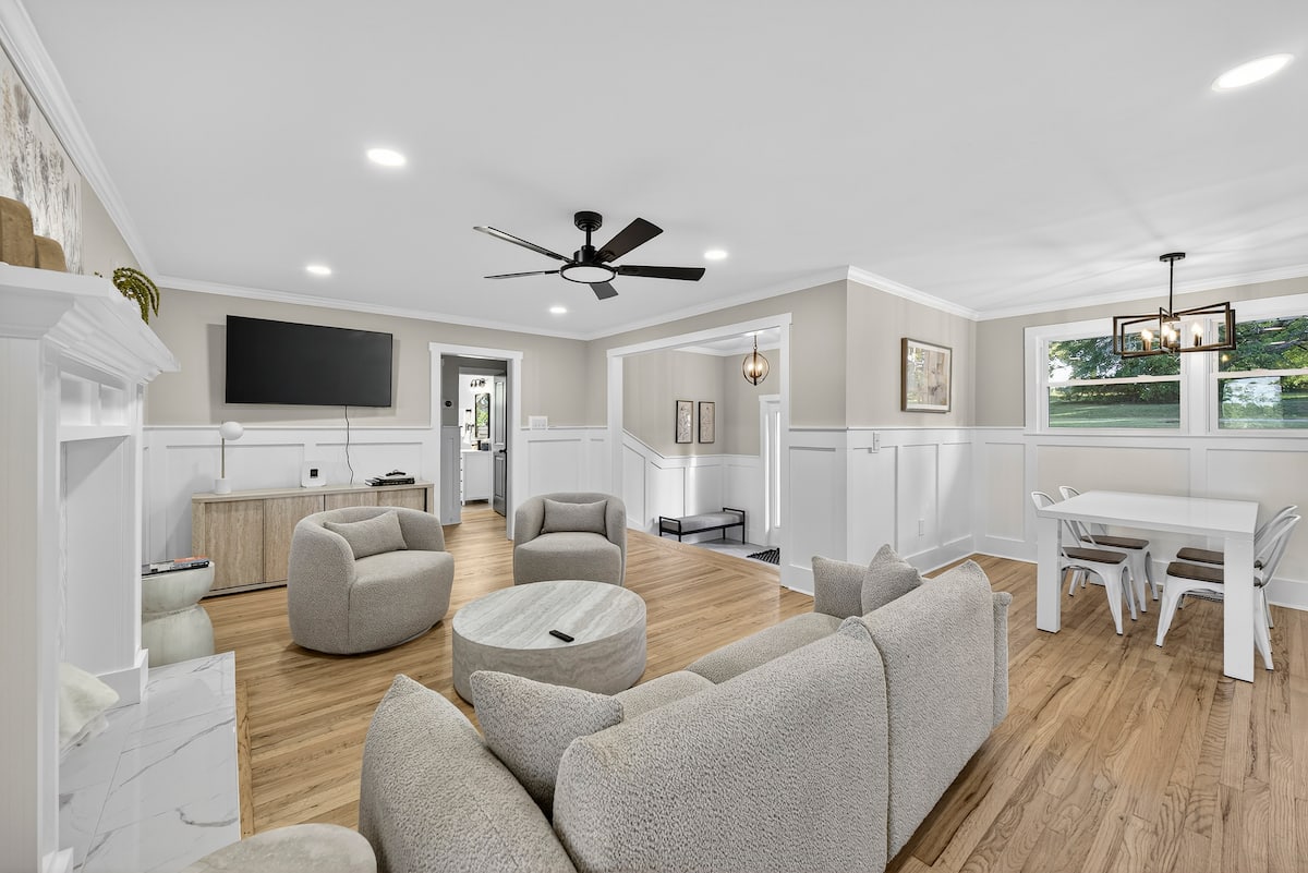 Living room in one of our Augusta homes